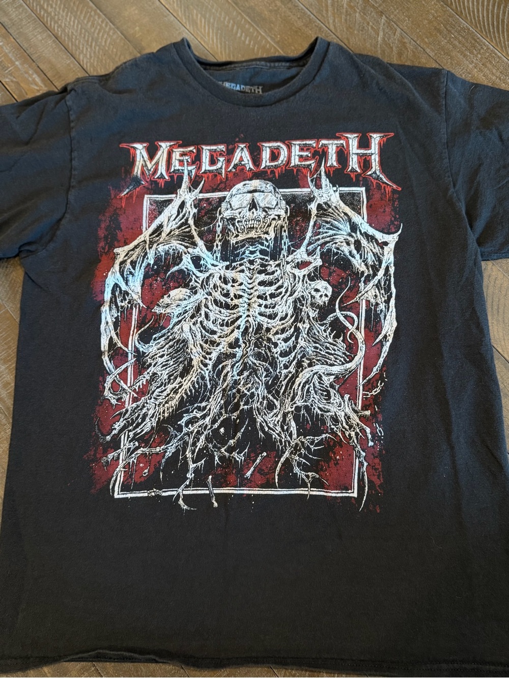 Megadeth Crush The World Tour 2023 Double-Sided T-Shirt – Men’s Medium